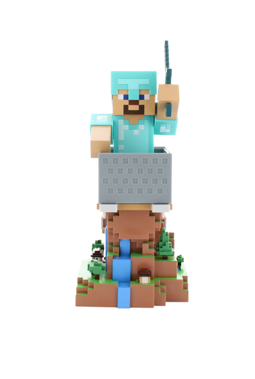 MINECRAFT - Steeve in Armour - Controller & Phone Support - 20cm Exquisite Gaming