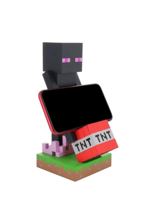 MINECRAFT - Enderman - Kontroller & Telefonstöd - 20cm Exquisite Gaming