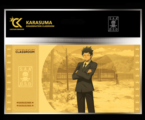 ASSASSINATION CLASSROOM - Karasuma - Golden Ticket Cartoon Kingdom