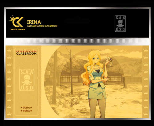 ASSASSINATION CLASSROOM - Irina - Golden Ticket Cartoon Kingdom