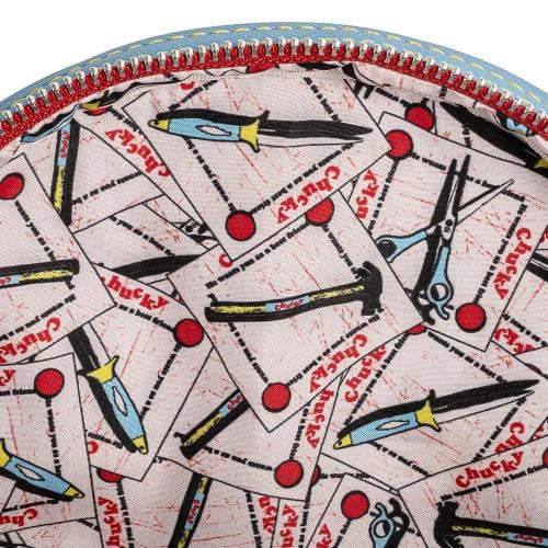 CHUCKY - Cosplay - Ryggsäck LoungeFly '23x27x11.5cm'