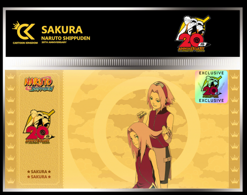 NARUTO SHIPPUDEN - Sakura - Golden Ticket 20th Anniversary Cartoon Kingdom