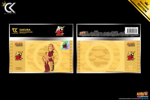 NARUTO SHIPPUDEN - Sakura - Golden Ticket 20th Anniversary Cartoon Kingdom