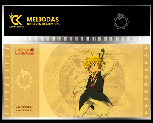 SEVEN DEADLY SINS - Meliodas - Golden Ticket Cartoon Kingdom