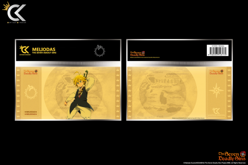 SEVEN DEADLY SINS - Meliodas - Golden Ticket Cartoon Kingdom