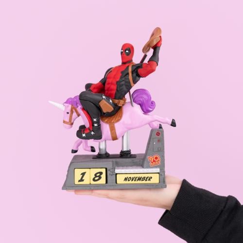 DEADPOOL - Unicorn - Resin 3D Perpetual Calendar Grupo Erik