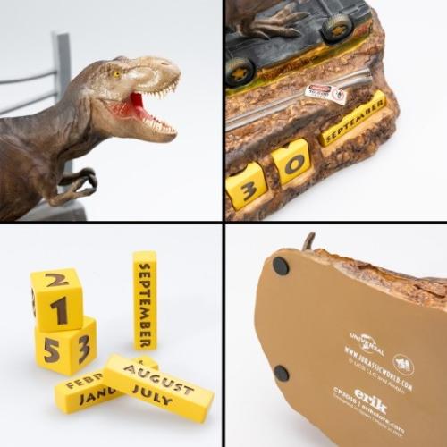 JURASSIC PARK - Resin 3D Perpetual Calendar Grupo Erik