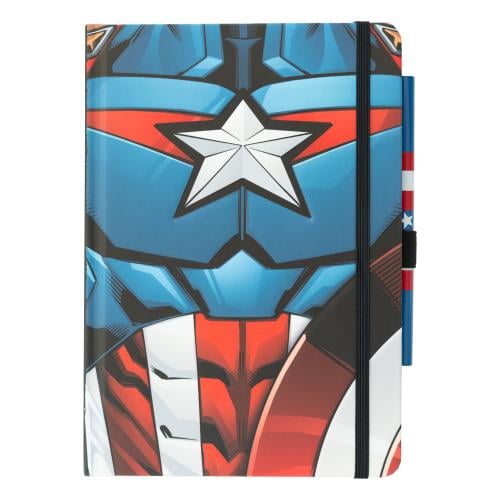CAPTAIN AMERICA - A5 Premium Anteckningsblock + Pen Grupo Erik