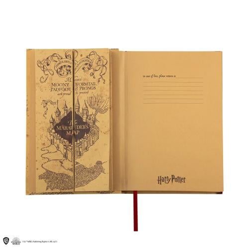 HARRY POTTER - Marauder's Map - Anteckningsblock A5 Cinereplicas