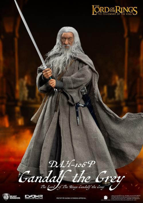 LORD OF THE RINGS - Gandalf The Grey - Figur 20.5cm Beast Kingdom