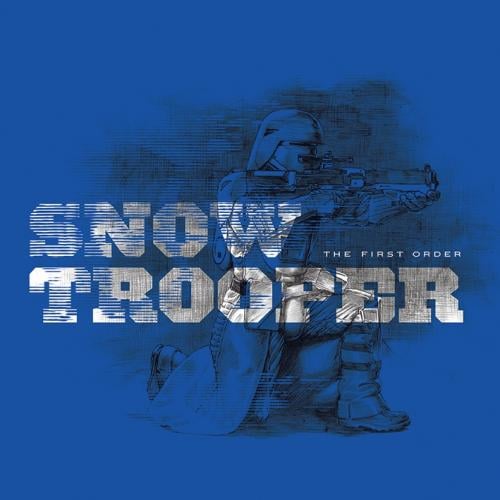 STAR WARS - Canvas 40X40 '18mm' - Episode VII - Snowtrooper Blue Pyramid