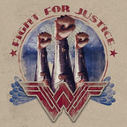 WONDER WOMAN - Canvas 40X40 '18mm' - Fight For Justice Pyramid