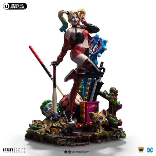 DC COMICS - Harley Quinn - Figur Art Scale 1/10 Deluxe 22cm Iron Studios