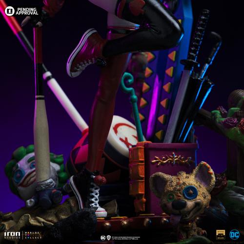 DC COMICS - Harley Quinn - Figur Art Scale 1/10 Deluxe 22cm Iron Studios