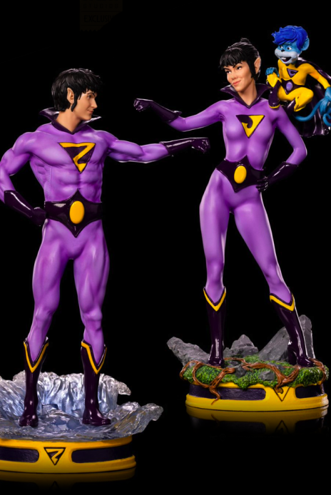WONDER TWINS - 2-Pack Figurtte 1/10 Art Scale DELUXE - 21cm Exclusive Iron Studios