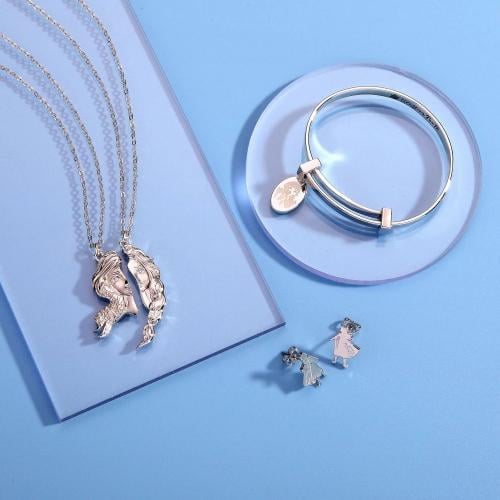 FROZEN 2 - Barn Elsa Utvidbar Bangle i Vitguld Plätering Couture Kingdom