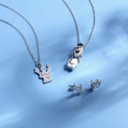 FROZEN 2 - Barnens Olaf & Sven Halsband i Vitguldplätering Couture Kingdom