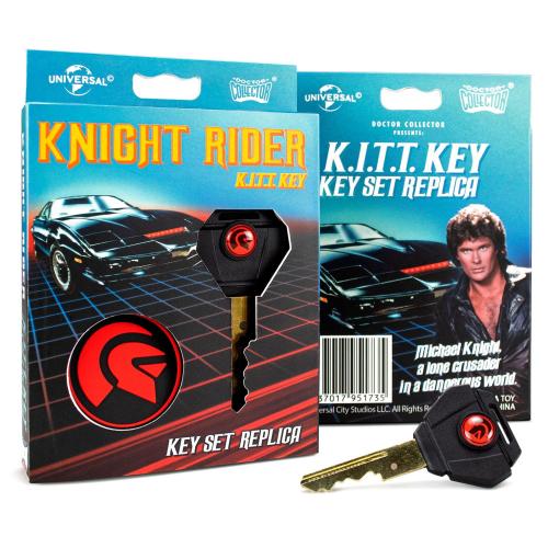 KNIGHT RIDER - K.I.T.T.'s Bilnyckel - Replica Set Doctor Collector