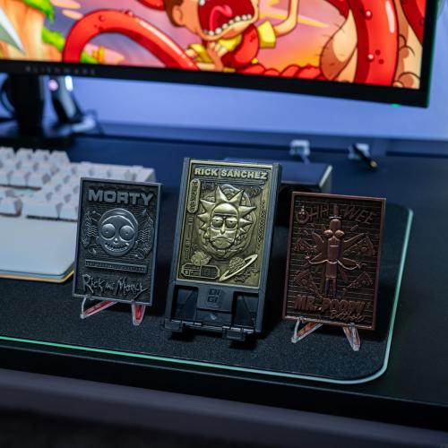 RICK & MORTY - Startpaket med 3 Digiplates + Utbytesstativ Exquisite Gaming