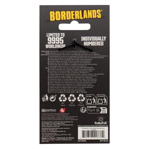 BORDERLANDS - Catch-A-Ride - Limited Edition Nyckelring Fanattik