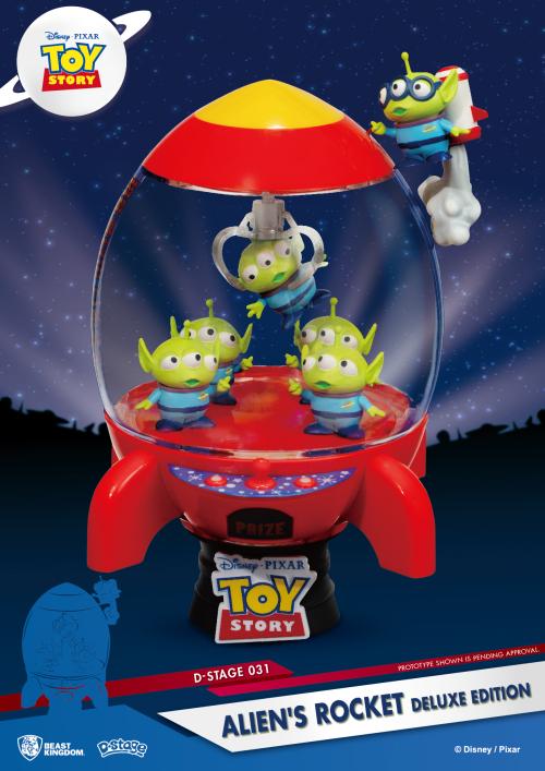 TOY STORY - Aliens Raketen "Deluxe Edition" - Diorama D-Stage 15cm Beast Kingdom