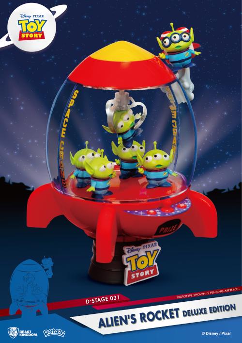 TOY STORY - Aliens Raketen "Deluxe Edition" - Diorama D-Stage 15cm Beast Kingdom