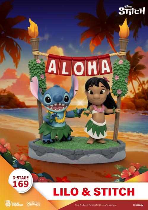 LILO & STITCH - Aloha - Diorama D-Stage 13cm Beast Kingdom