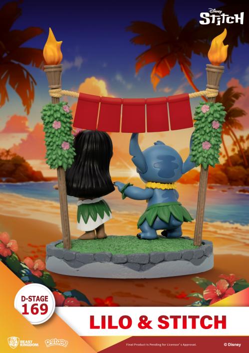 LILO & STITCH - Aloha - Diorama D-Stage 13cm Beast Kingdom