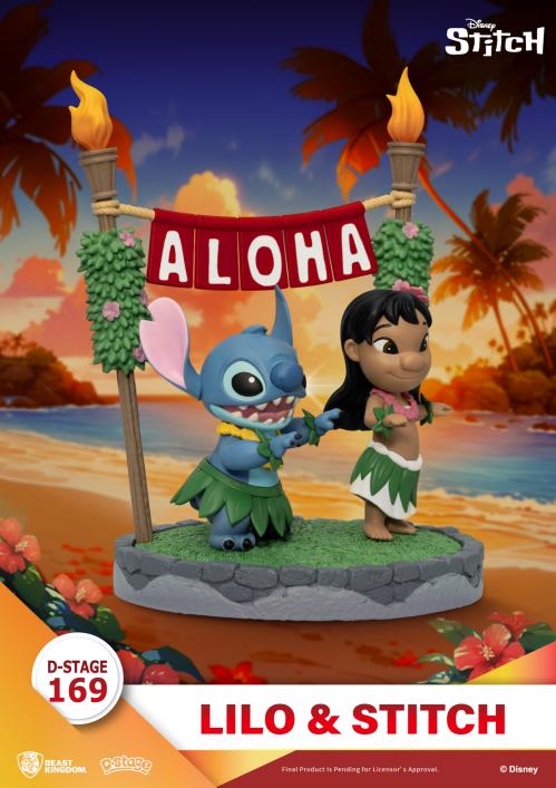 LILO & STITCH - Aloha - Diorama D-Stage 13cm Beast Kingdom