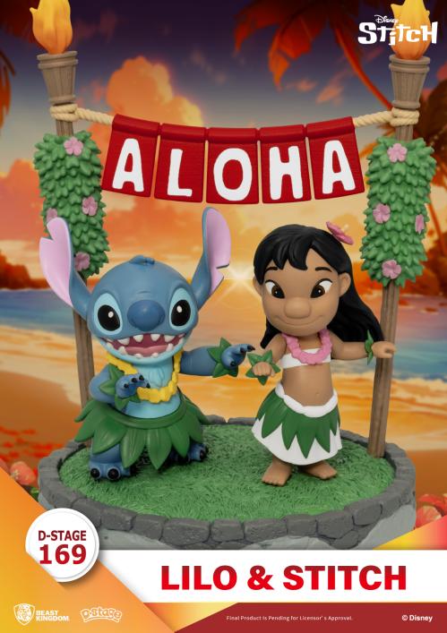 LILO & STITCH - Aloha - Diorama D-Stage 13cm Beast Kingdom