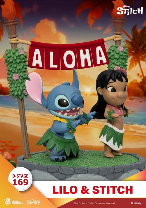 LILO & STITCH - Aloha - Diorama D-Stage 13cm Beast Kingdom