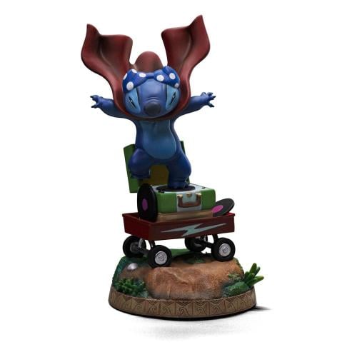 DISNEY - Laundry Stitch - Figurtte Art Scale 1/10 Deluxe 19cm Iron Studios