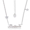 DISNEY TINKER BELL - Believe Necklace Crystal 'White Gold Plated' Couture Kingdom