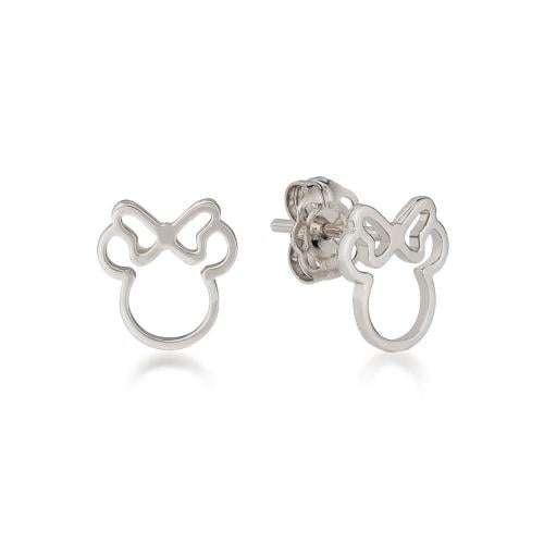 DISNEY METAL PRECIOUS - Minnie Outline Earrings 'Sterling Silver' Couture Kingdom