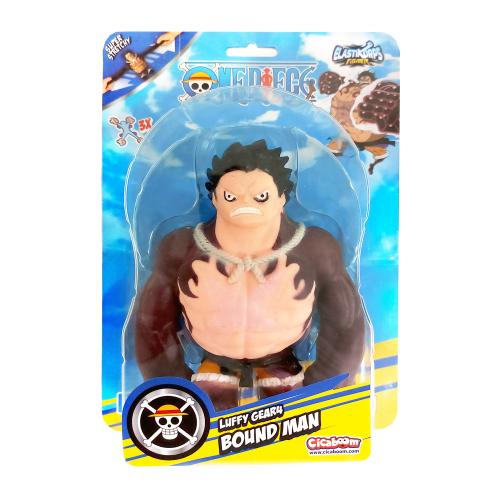 ONE PIECE - Luffy "Boudman" - Elastikorps Figur 13cm Elastikorps