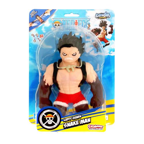 ONE PIECE - Luffy "Snakeman" - Elastikorps Figur 13cm Elastikorps