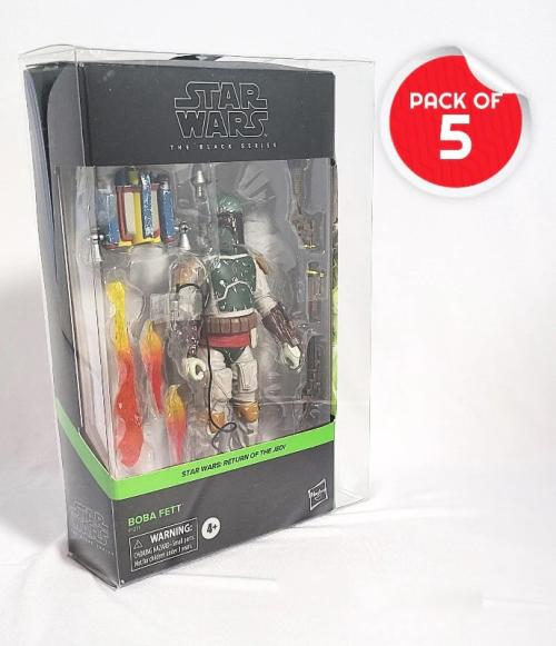 EVORETRO - PET Protector För Black Series Action Figure Star Wars 5pc Evoretro