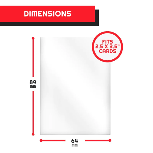 EVORETRO - Sleeves Perfect Fit för Pokémon / Lorcana / MTG-kort Evoretro