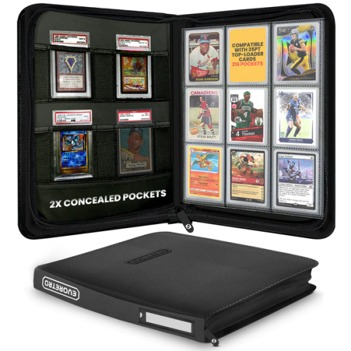 EVORETRO - Shield+ 216 Topload Cards Binder Black Evoretro