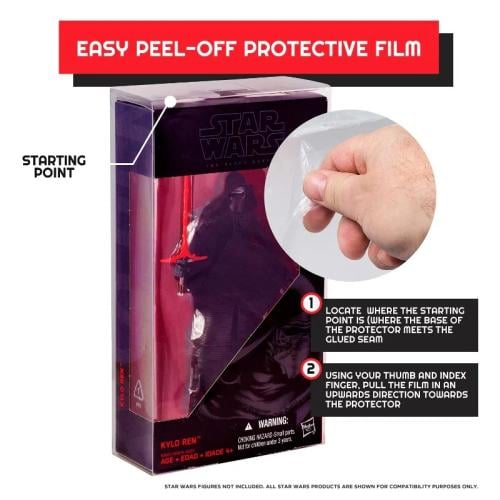EVORETRO - PET Protector För Black Series 15cm Actionfigur 10st Evoretro