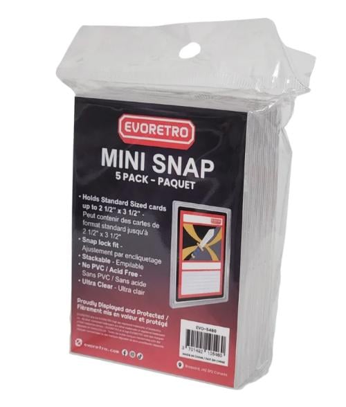 EVORETRO - Mini Snap Card Holders 5pc Evoretro