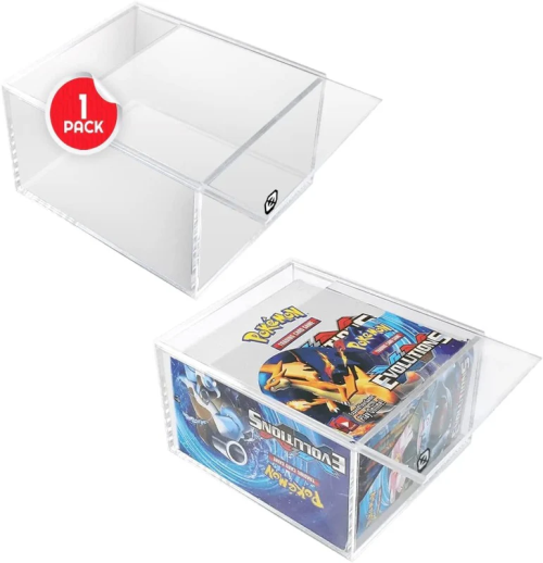 EVORETRO - PREMIUM Pokemon Booster Box med Skjutlock Anti-UV 4.0MM Evoretro
