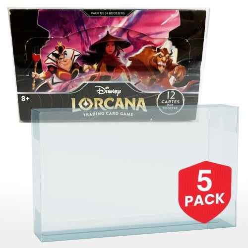 EVORETRO - Protector för Lorcana 24-pack boosterpack av 5 Evoretro