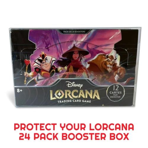 EVORETRO - Protector för Lorcana 24-pack boosterpack av 5 Evoretro