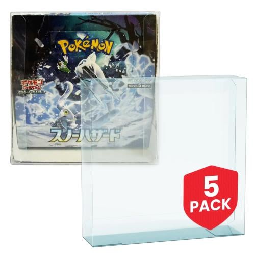 EVORETRO - PET Protector För Stora Skärmar Japanska Pokémon 5-pack Evoretro