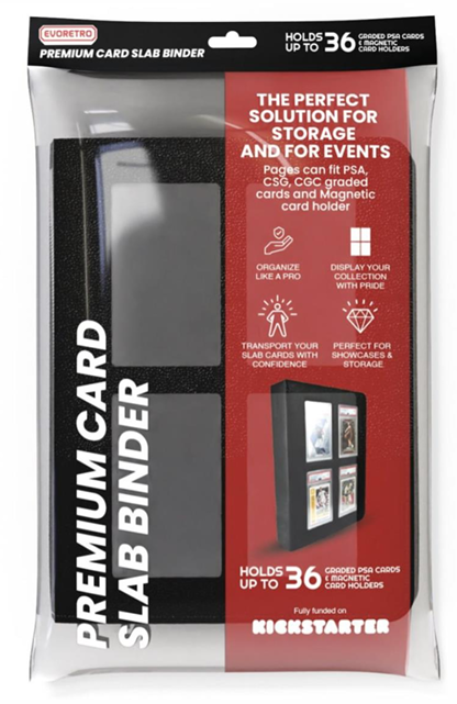 EVORETRO - Premium kortslab binner med fönster - Svart Evoretro