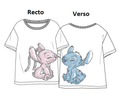 LILO & STITCH - Stitch & Angel - Unisex T-shirt Vit (XL) Runns