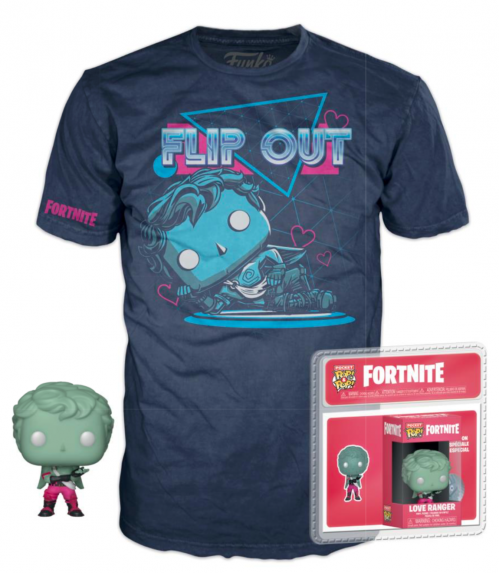 FORTNITE - Boxed T-Shirt POP + Pocket POP - Love Ranger (L) Funko Tees