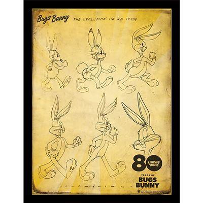 BUGS BUNNY - The Evolution of an Icon - Collector Print 30x40cm Pyramid
