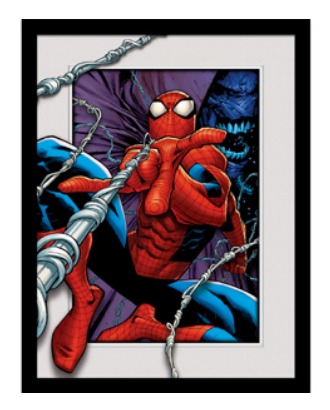SPIDER-MAN - Swinging - Samlarprint 30x40cm Pyramid